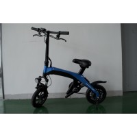 Электровелосипед GreenCamel Карбон XS (R12 250W 36V 7,8Ah LG) Carbon Синий
