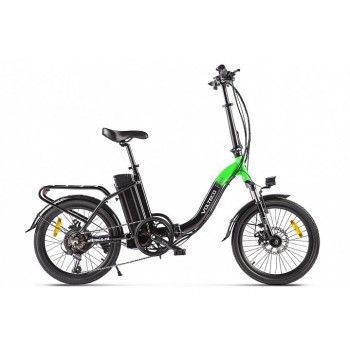 Электровелосипед Volteco FLEX черно-зеленый