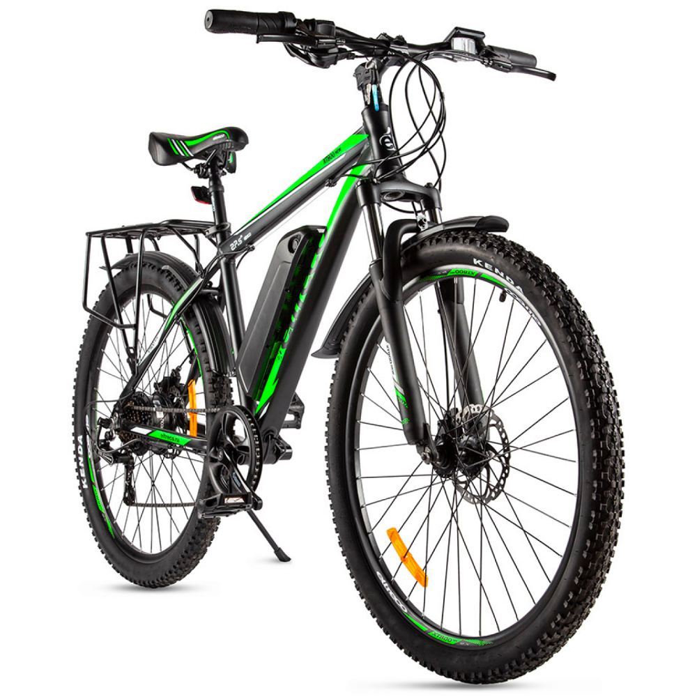 Электровелосипед Eltreco XT-800 NEW (черно-зеленый) 1